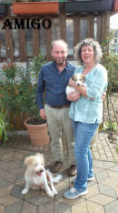 Manfred und Beate mit Amigo und Deeke